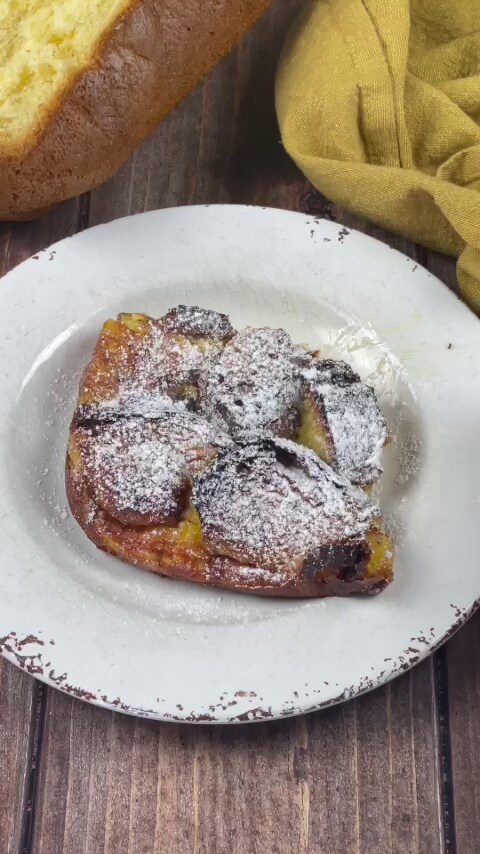 pain perdu de pandoro au four