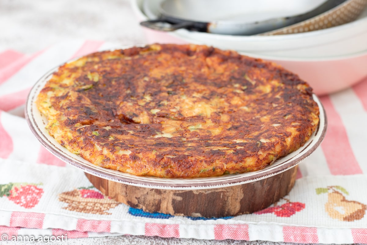 Frico de courgettes et fromage