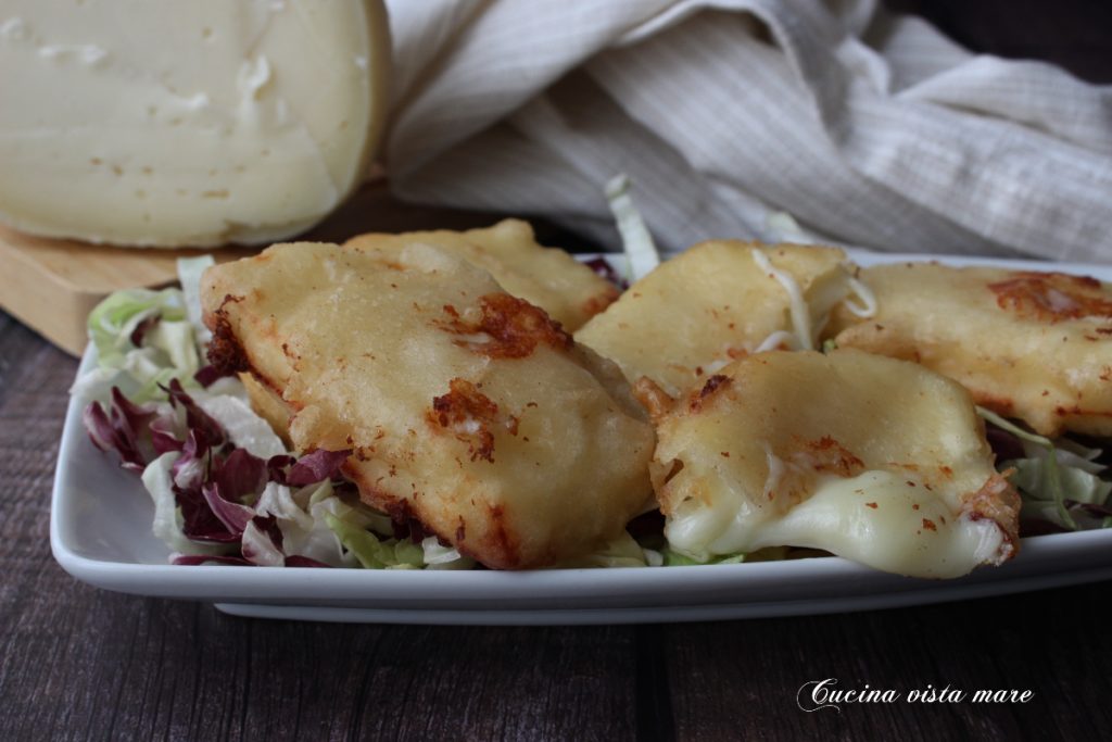 Fromage frit des Abruzzes Cuisine vue mer