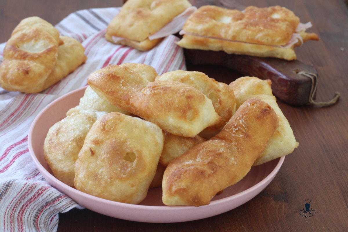 Fugassin liguri, recette levée frite