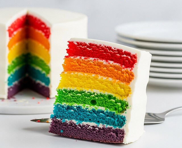 GÂTEAU ARC-EN-CIEL