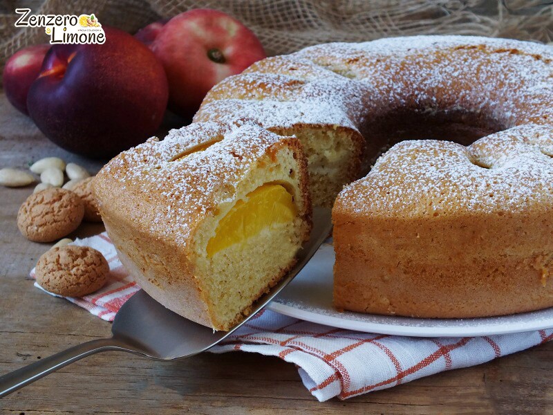 Gâteau aux pêches