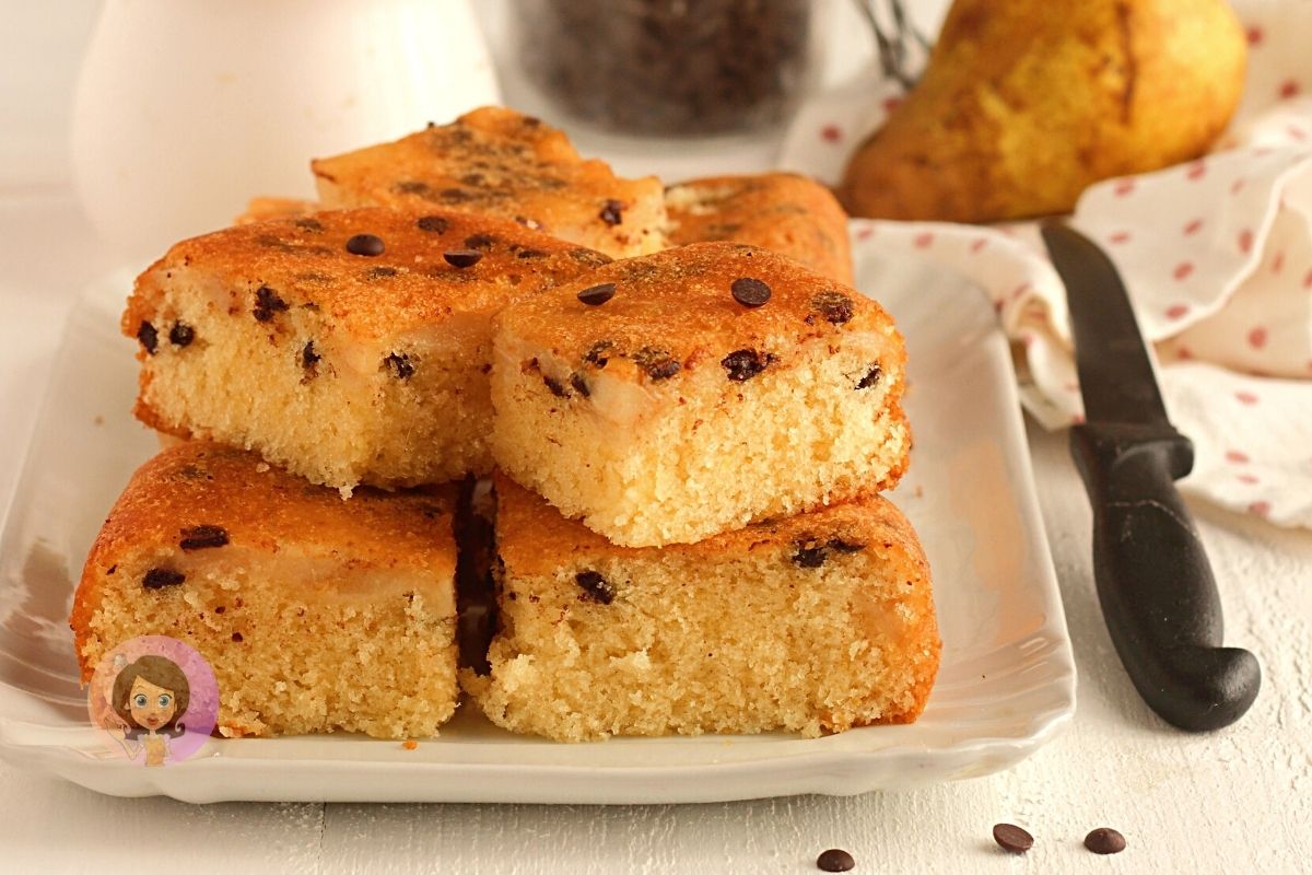 GÂTEAU AUX POIRES SANS BALANCE AUSSI AVEC LE THERMOMIX