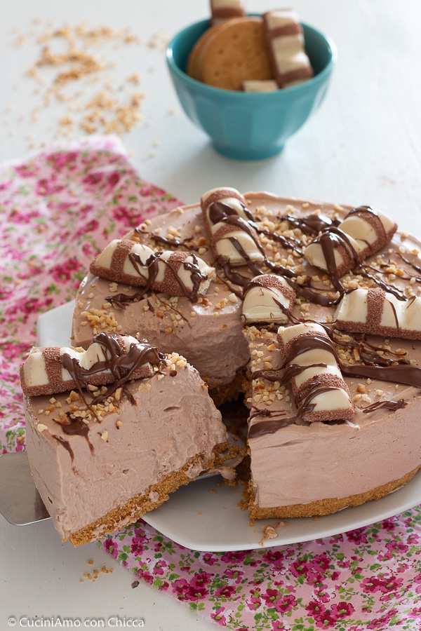 GÂTEAU FROID AU KINDER BUENO