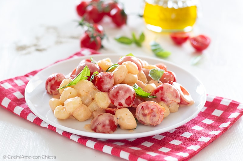 Gnocchetti au jambon et Philadelphia