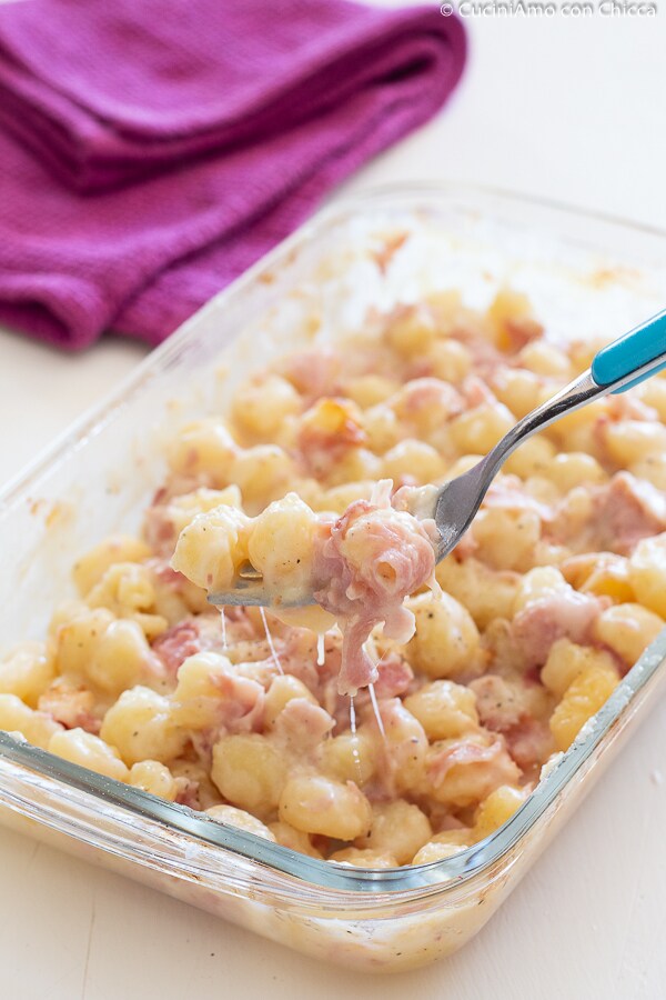 GNOCCHI AU JAMBON AU FOUR