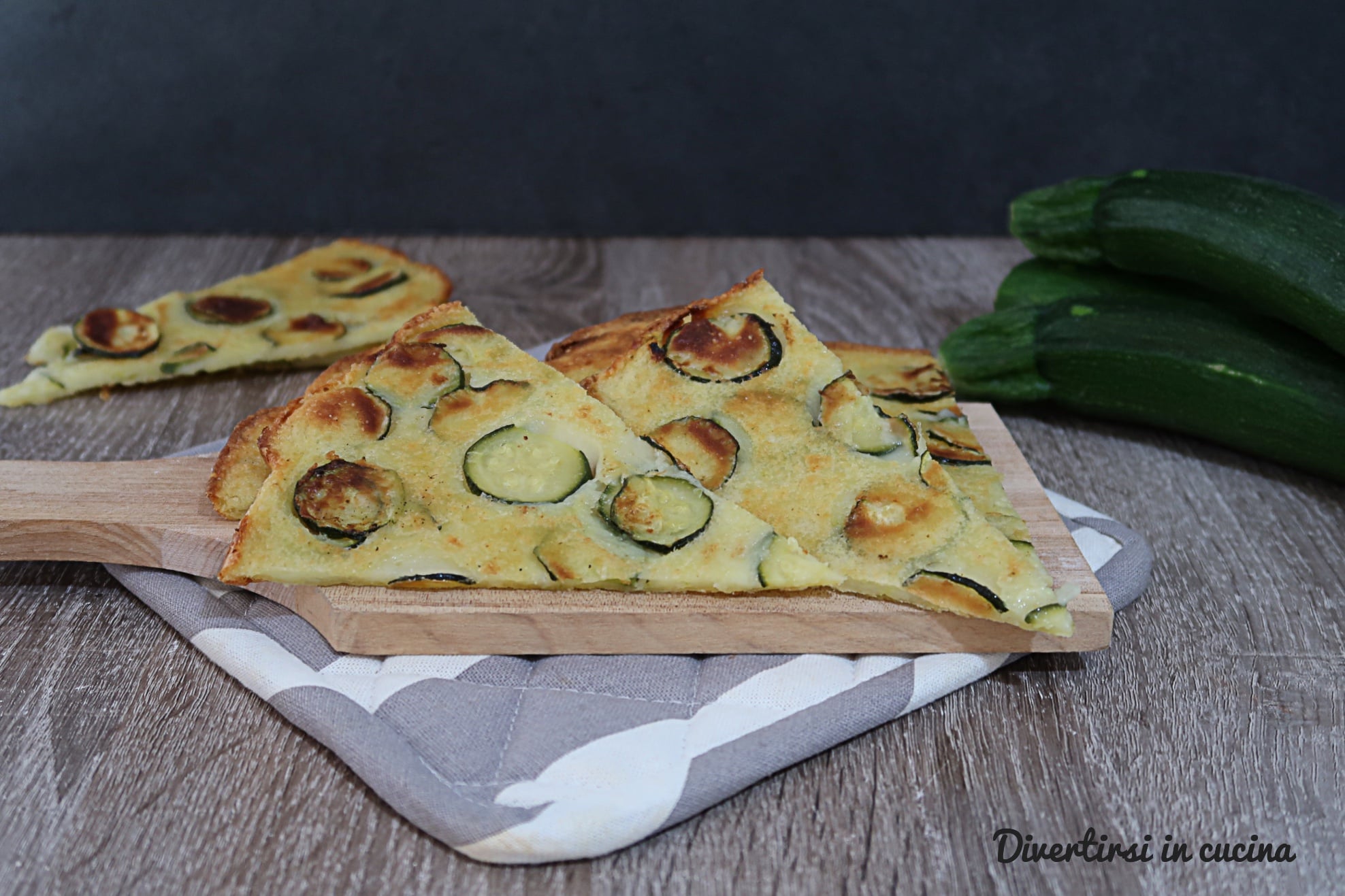 Galette aux courgettes