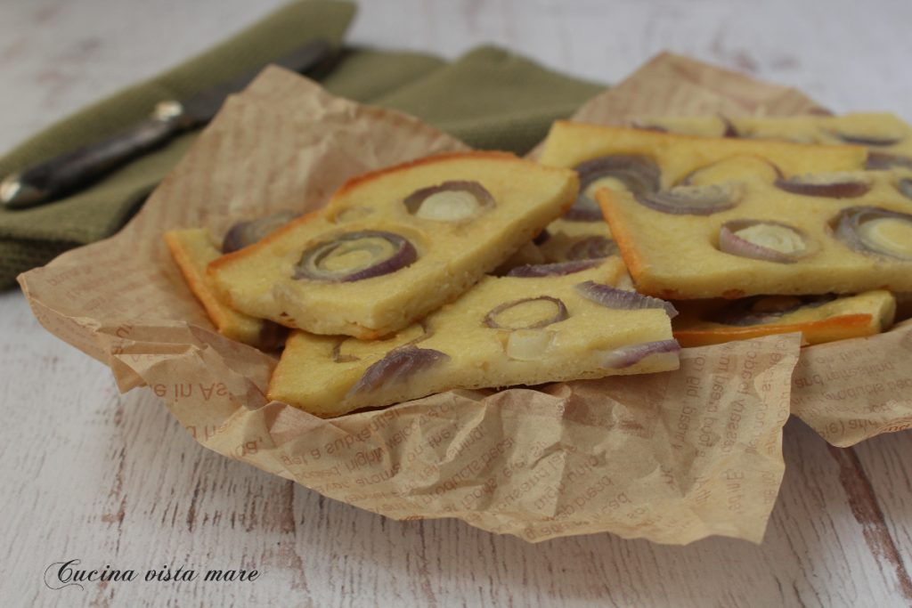 Galette aux oignons Cuisine vue mer