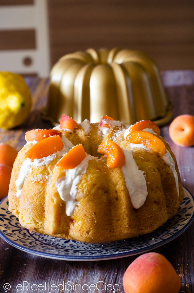 Gâteau à l'abricot et à la noix de coco