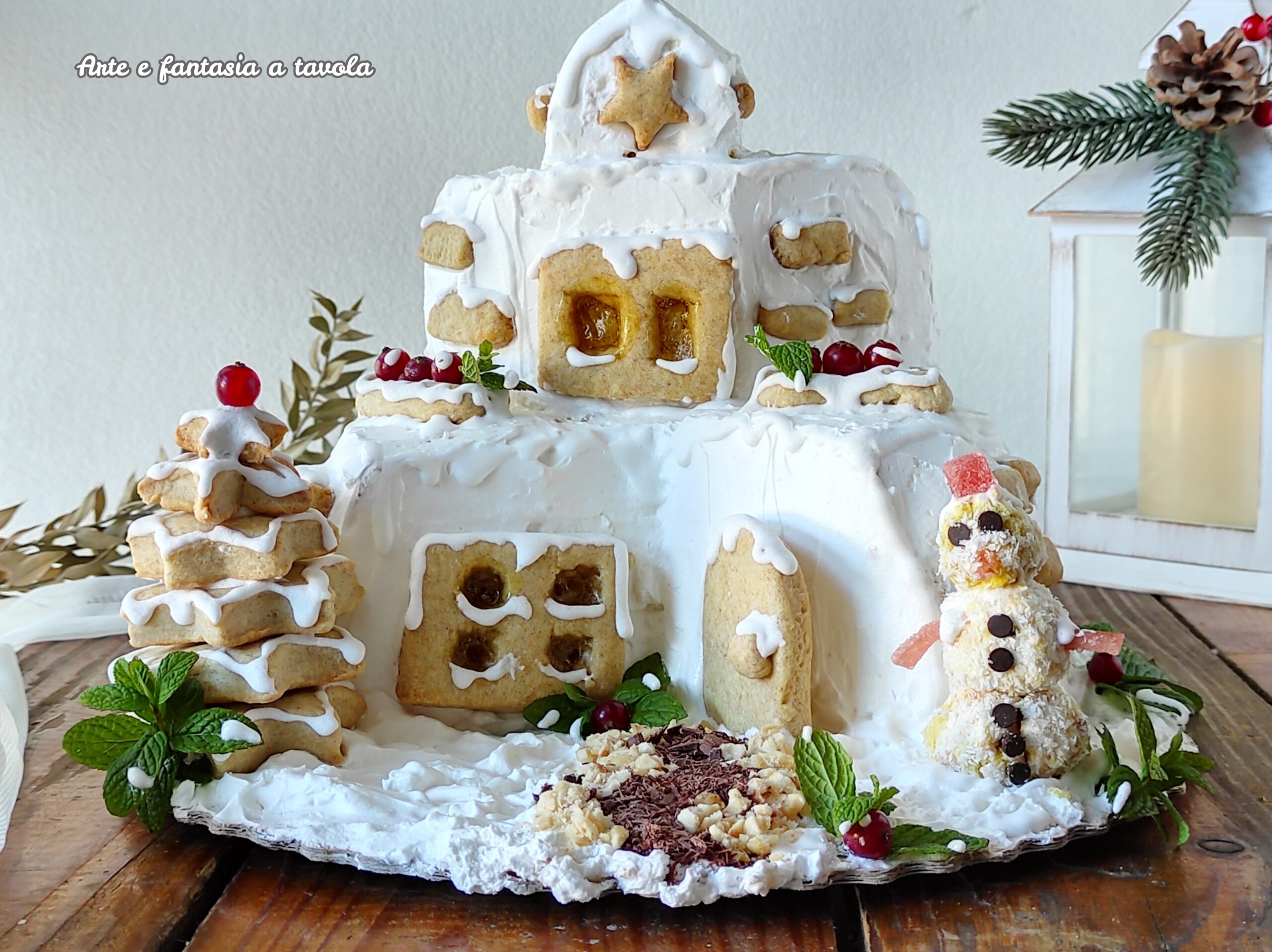 Gâteau chalet de montagne