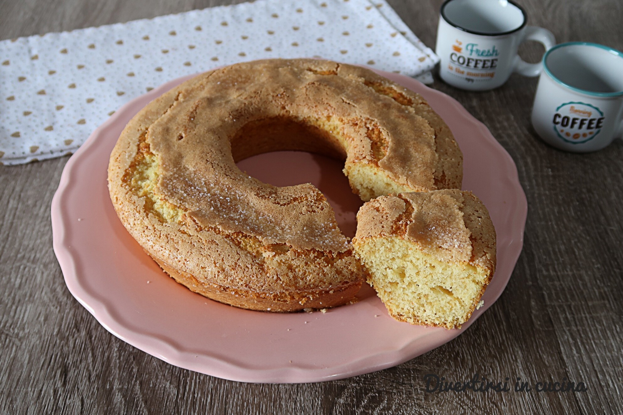 Gâteau à la crème et au citron