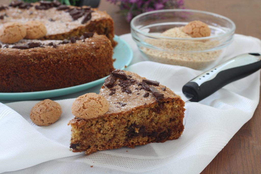 Gâteau de chapelure et amaretti