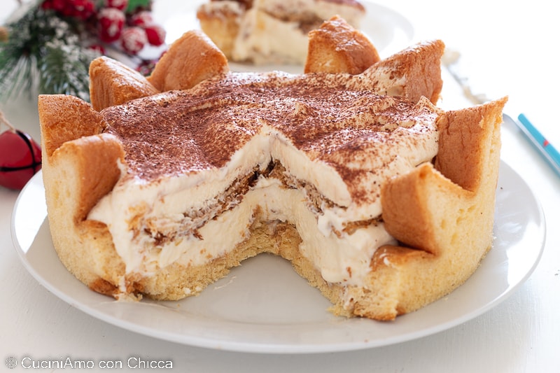 Gâteau de pandoro au tiramisu