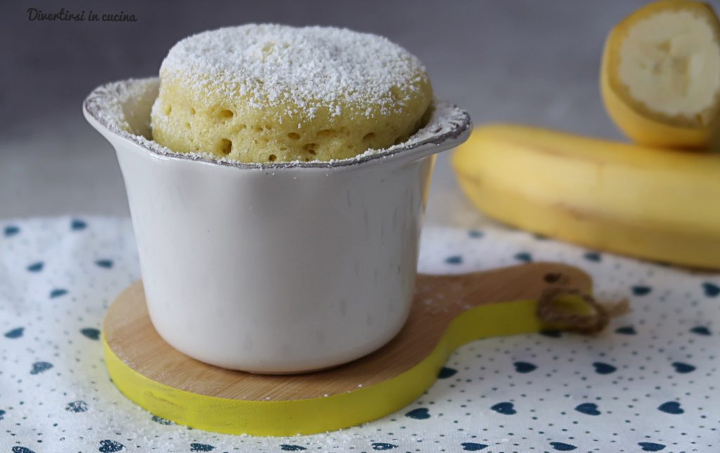 Gâteau en tasse à la banane