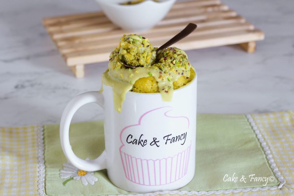 gâteau en tasse au pistache