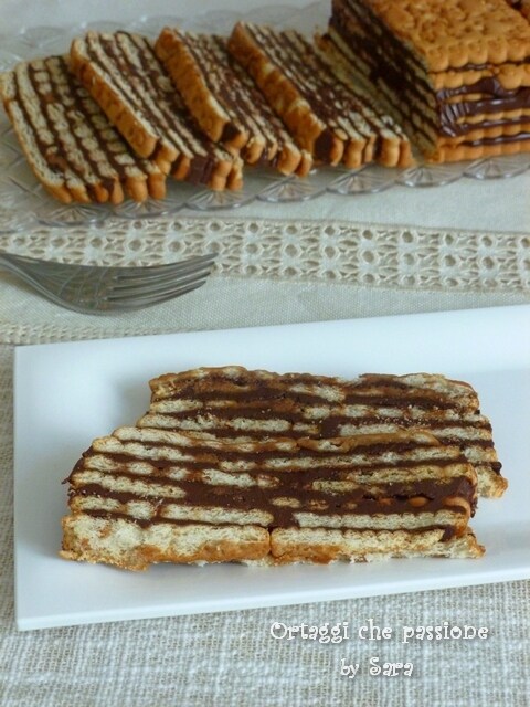 Gâteau froid chocolat et or Saiwa Ortaggi che passione by Sara