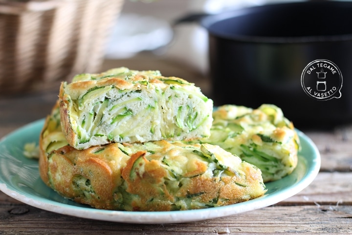 Gâteau invisible de courgettes au micro-ondes