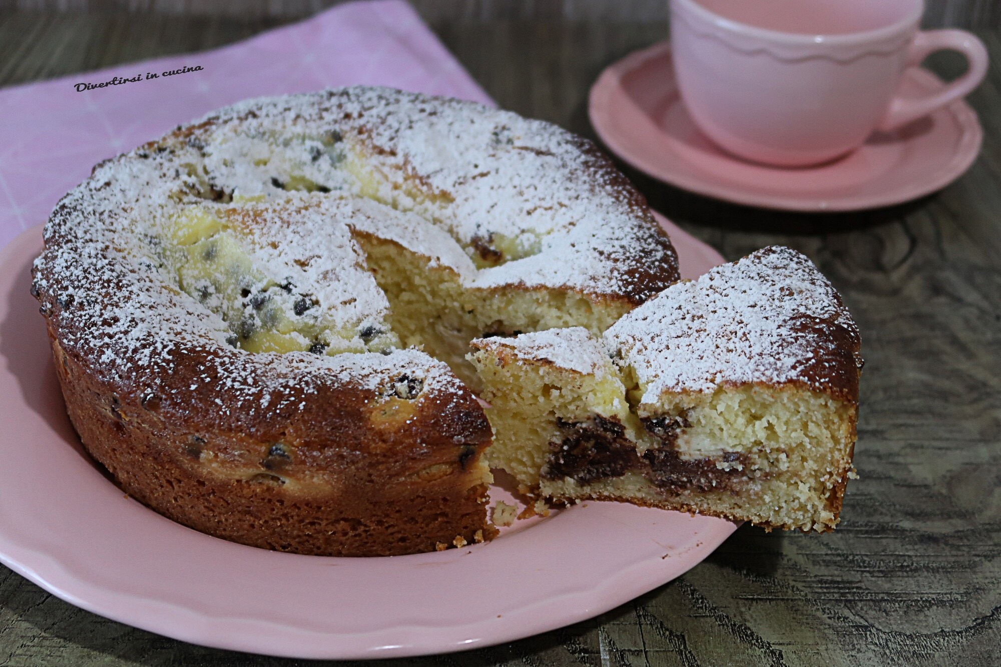 Gâteau moelleux au cœur de ricotta