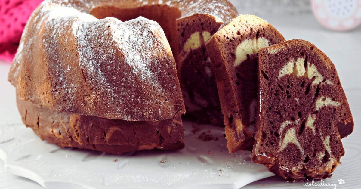 Gâteau marbré moelleux et facile