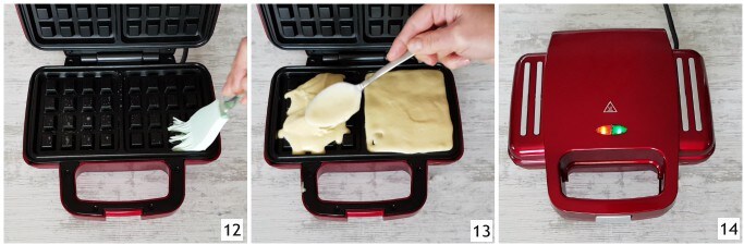 Gaufre, préparation
