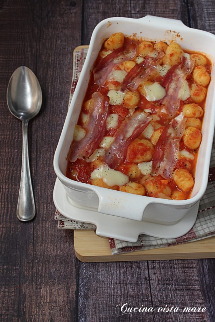 Gnocchi à la napolitaine Cuisine vue sur mer