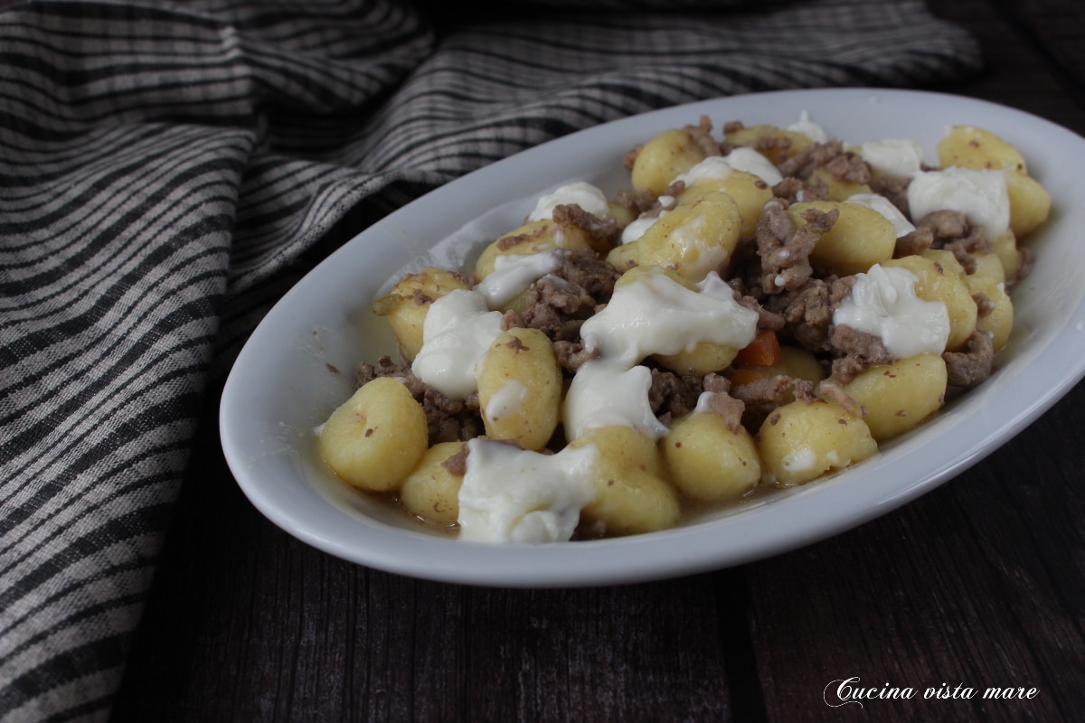 Gnocchi au ragù blanc