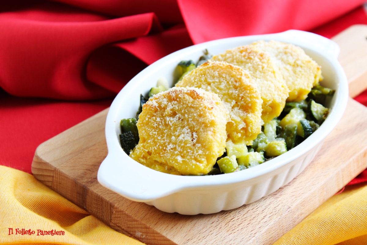 Gnocchi de pois chiches aux légumes