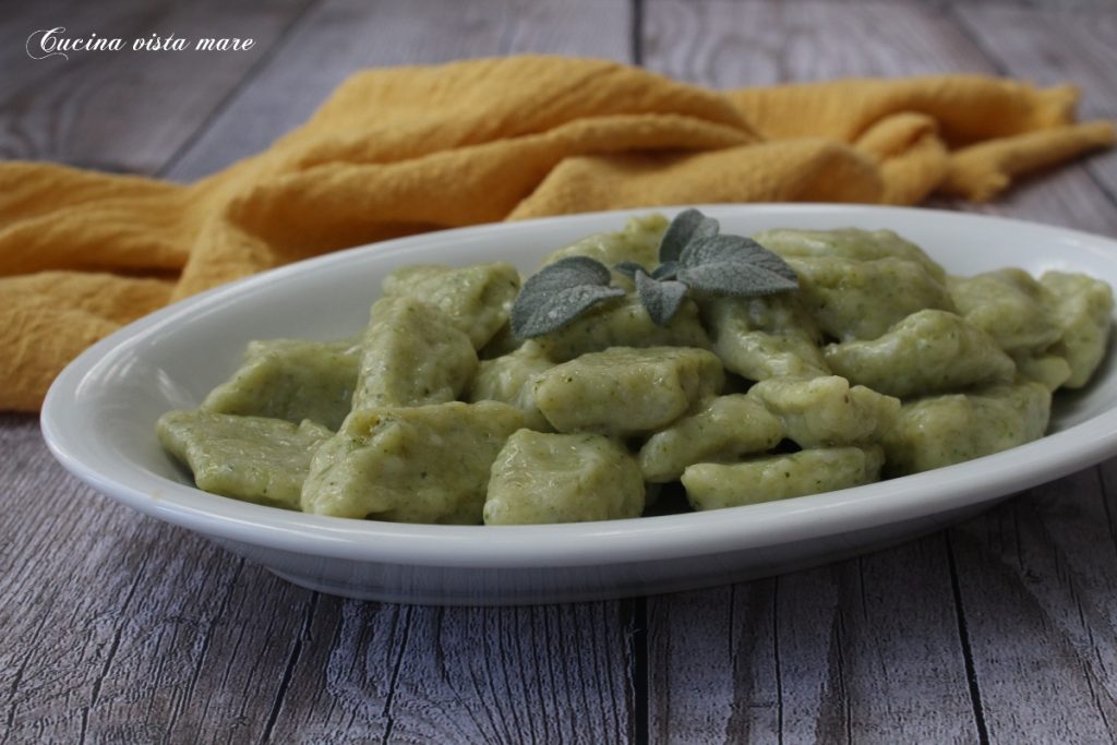 Gnocchis de courgettes Cuisine vue sur mer
