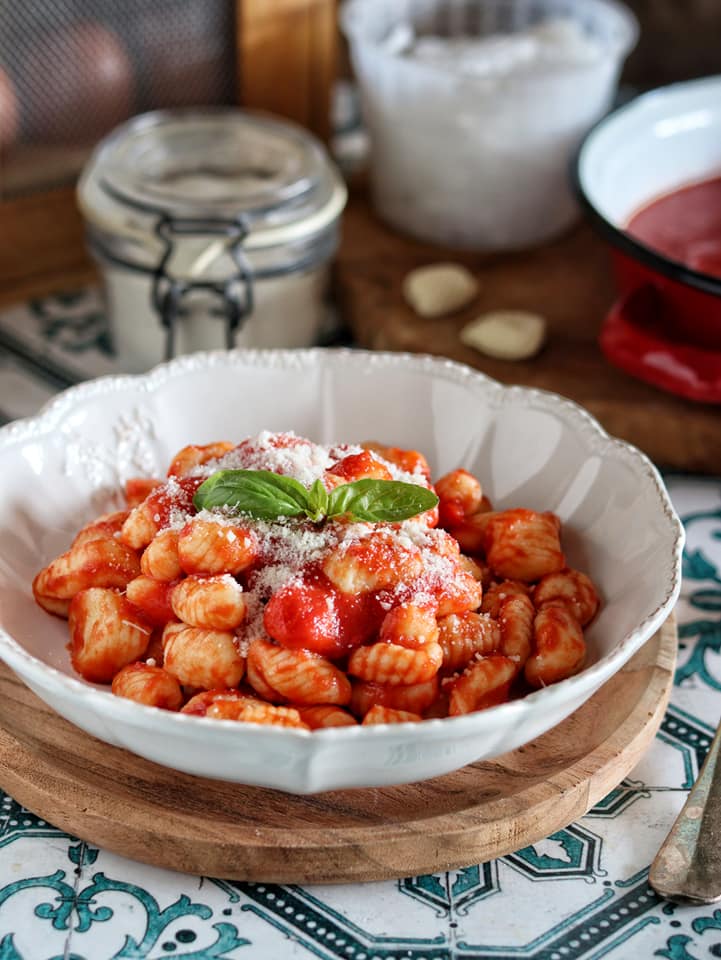 Gnocchis de ricotta à la sauce