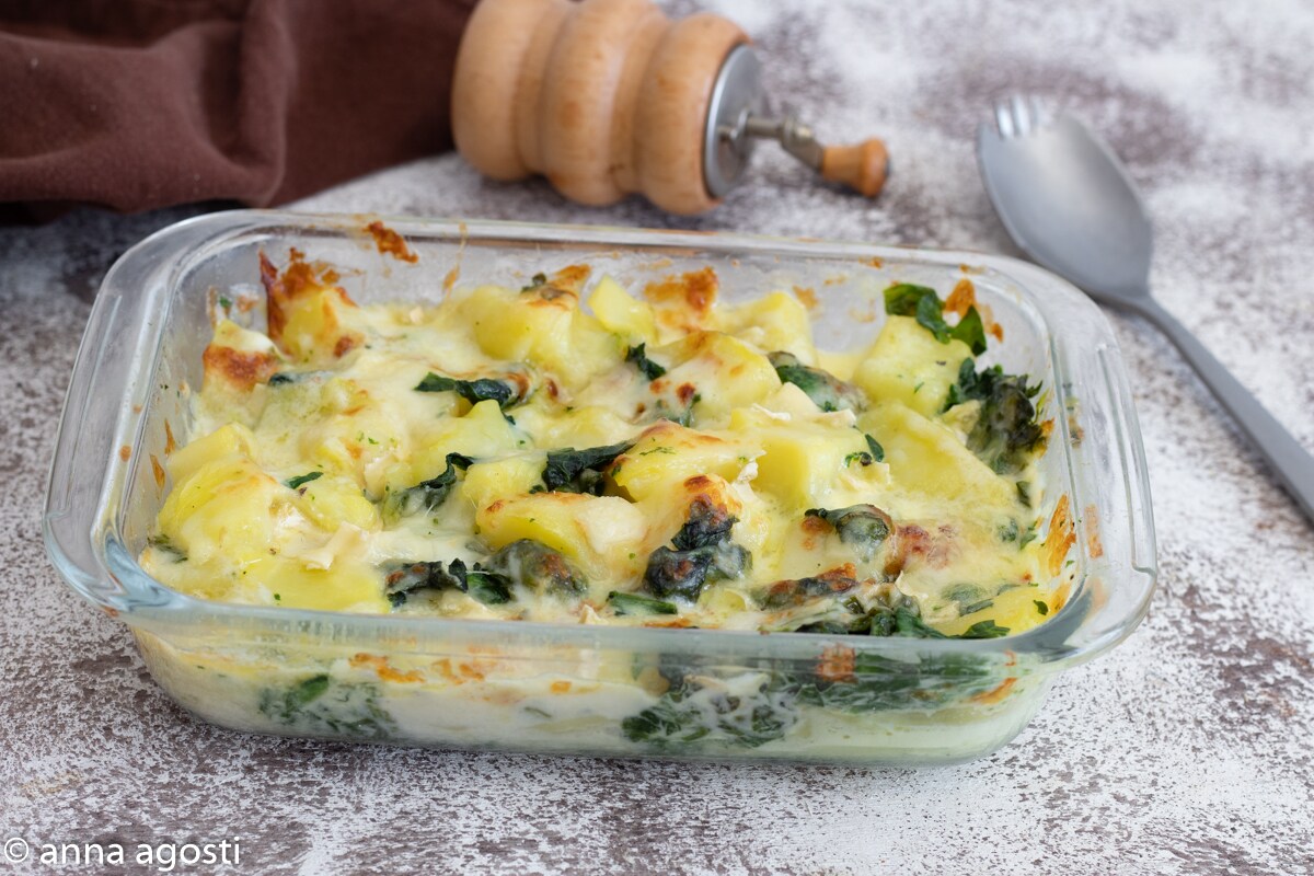 GRATIN DE POMMES DE TERRE FILANTES AU FOUR