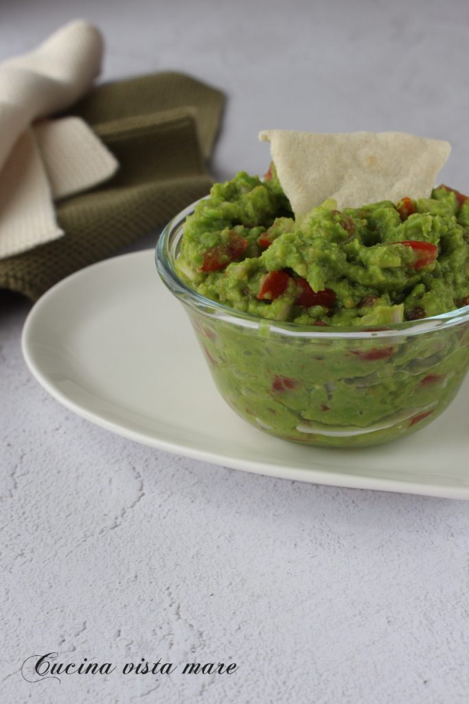 Guacamole de pois Cuisine vue sur mer