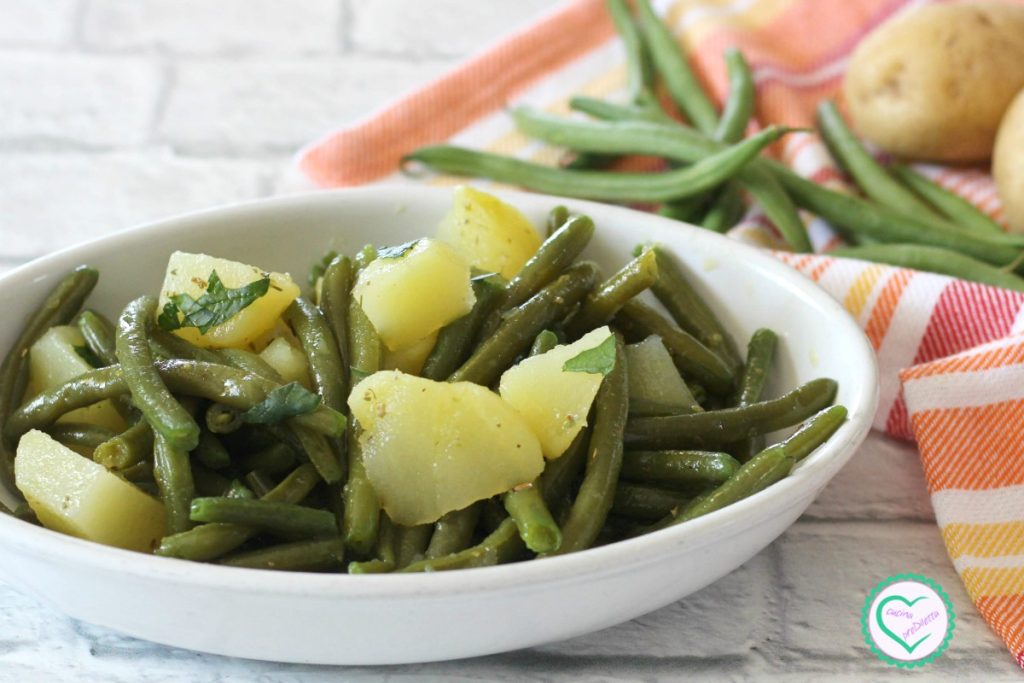 Haricots verts avec pommes de terre