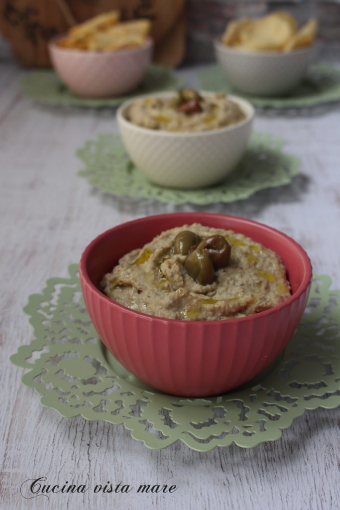 Houmous aux olives Cuisine vue mer