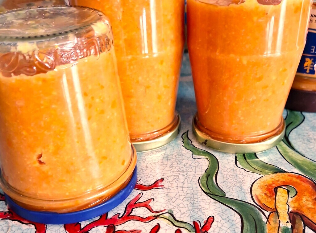 La compote d'oranges sanguines