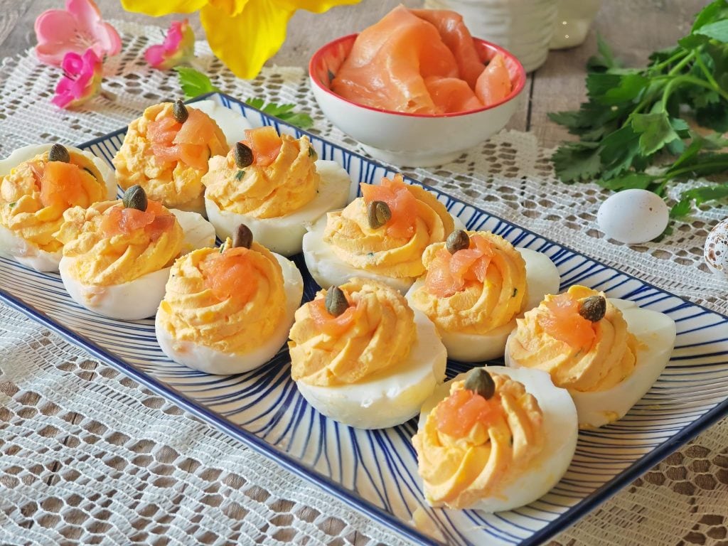 Oeufs farcis au saumon