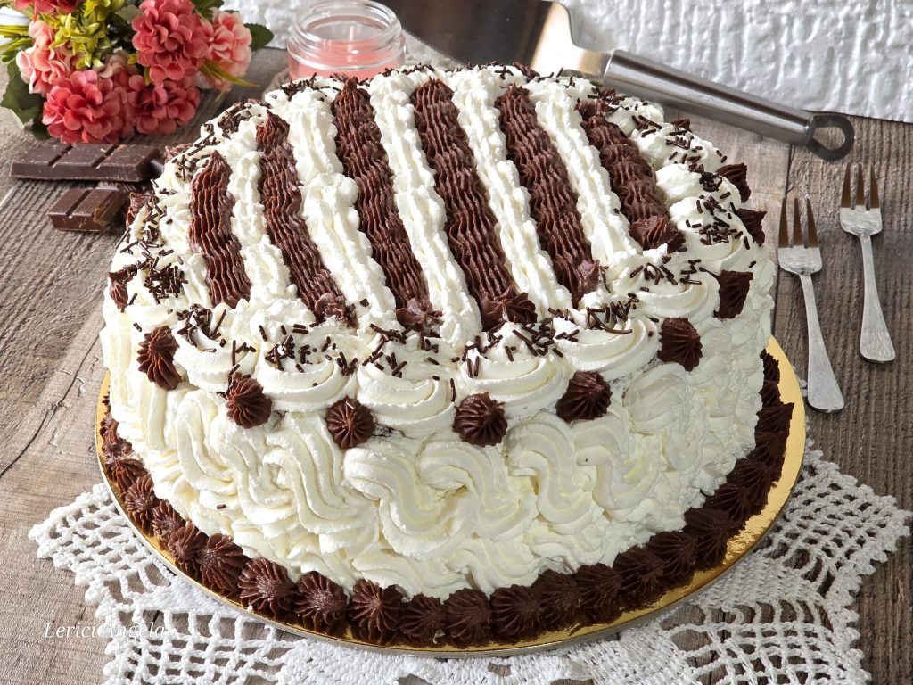 Gâteau chocolat et crème