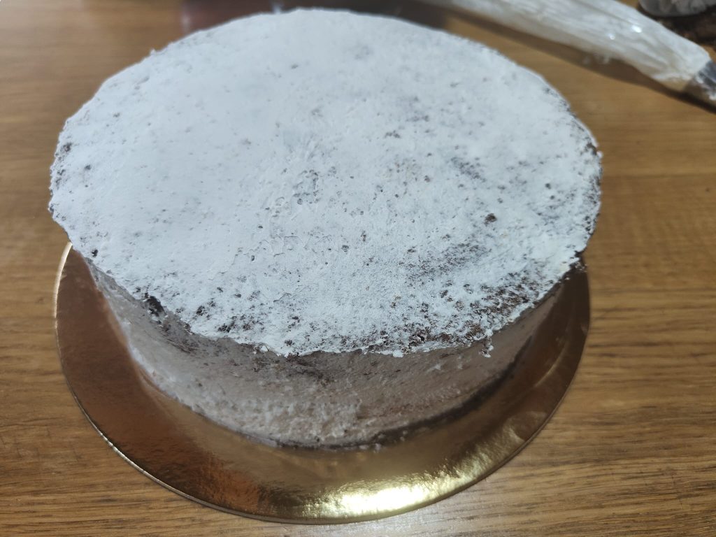 Gâteau chocolat et crème