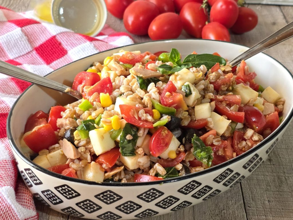 Salade d'épeautre estivale