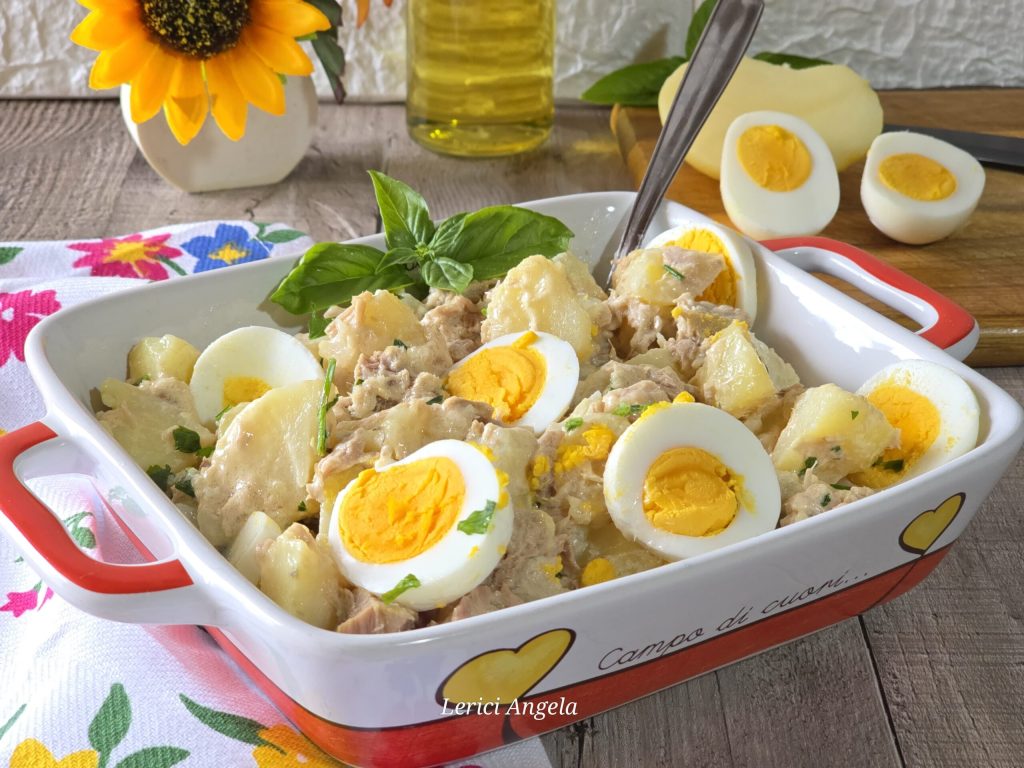 Salade de pommes de terre et thon