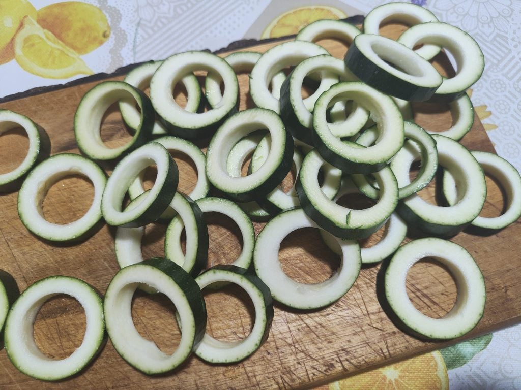 Anneaux de courgettes très croustillants