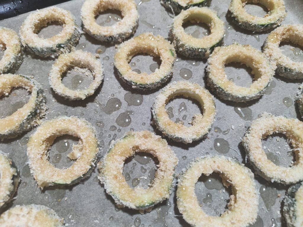 Anneaux de courgettes très croustillants