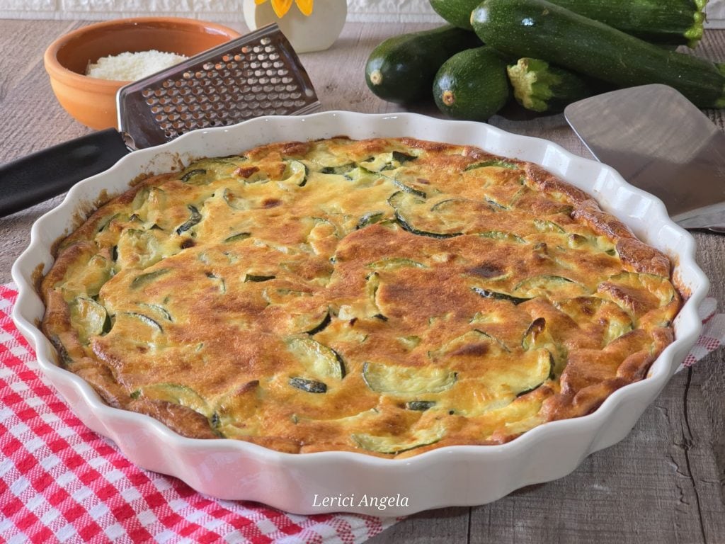 Omelette aux courgettes et ricotta