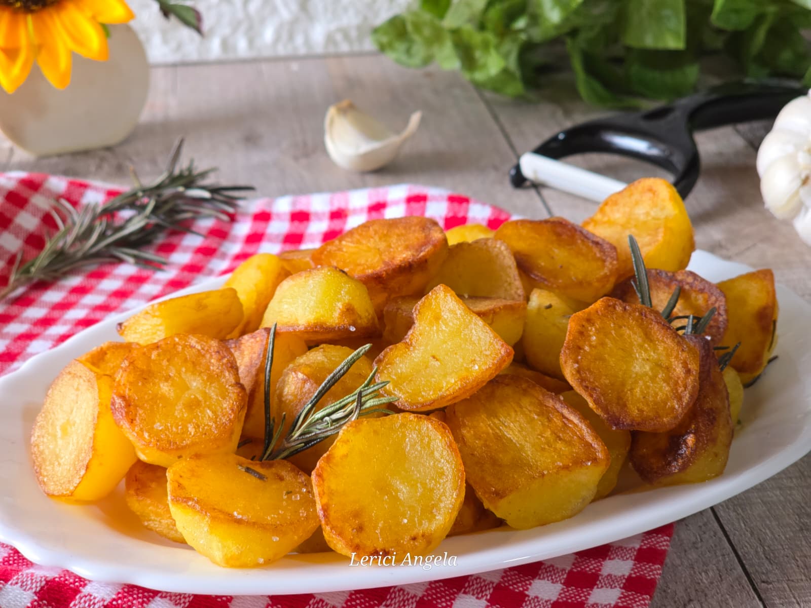 Pommes de terre rôties croustillantes à la poêle