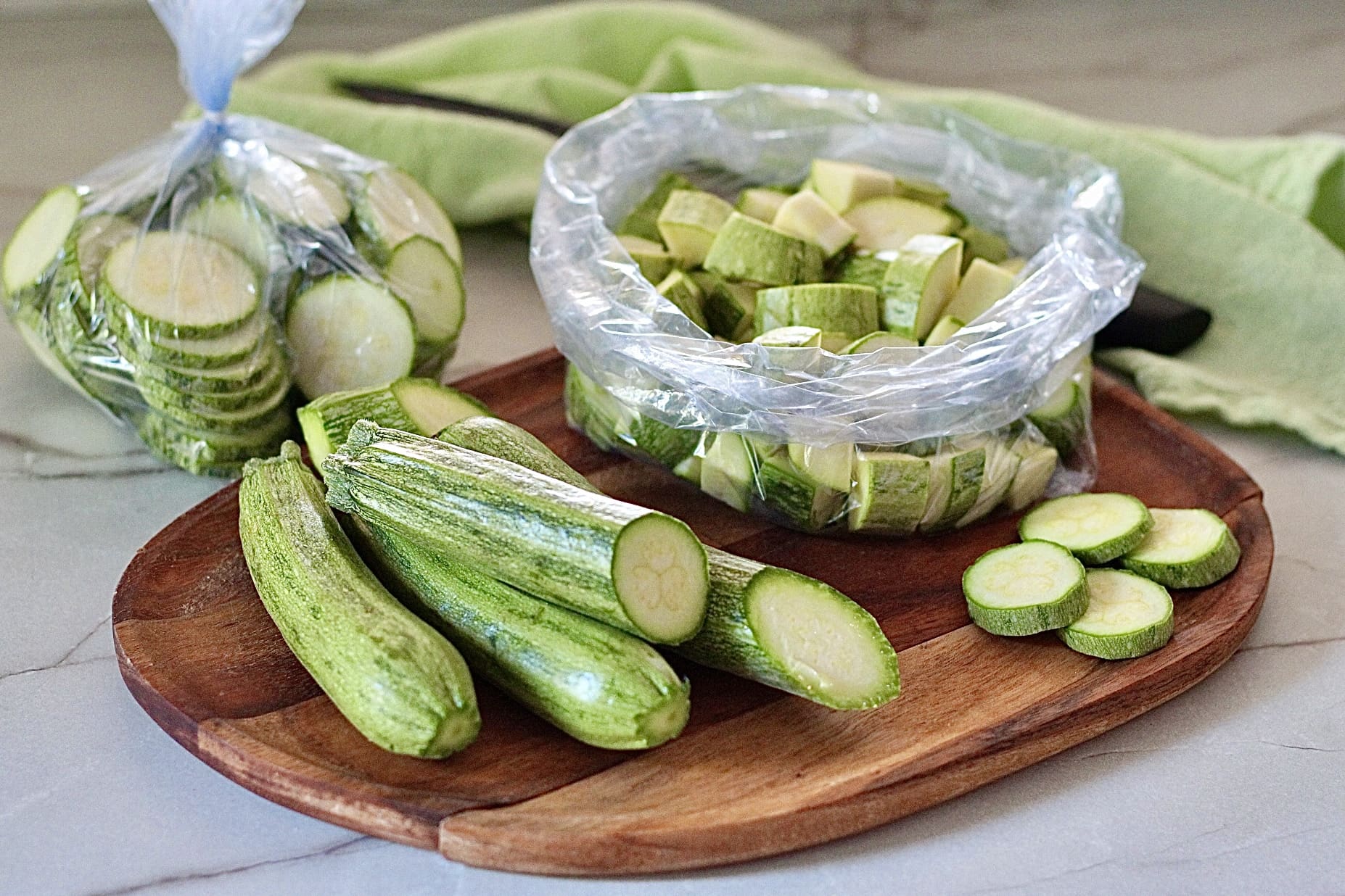 Comment congeler des courgettes, conseils et avantages.