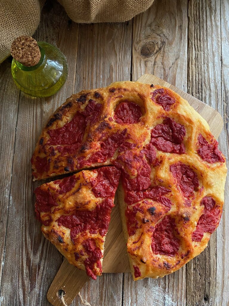 Focaccia de semoule de blé dur recette de grand-mère