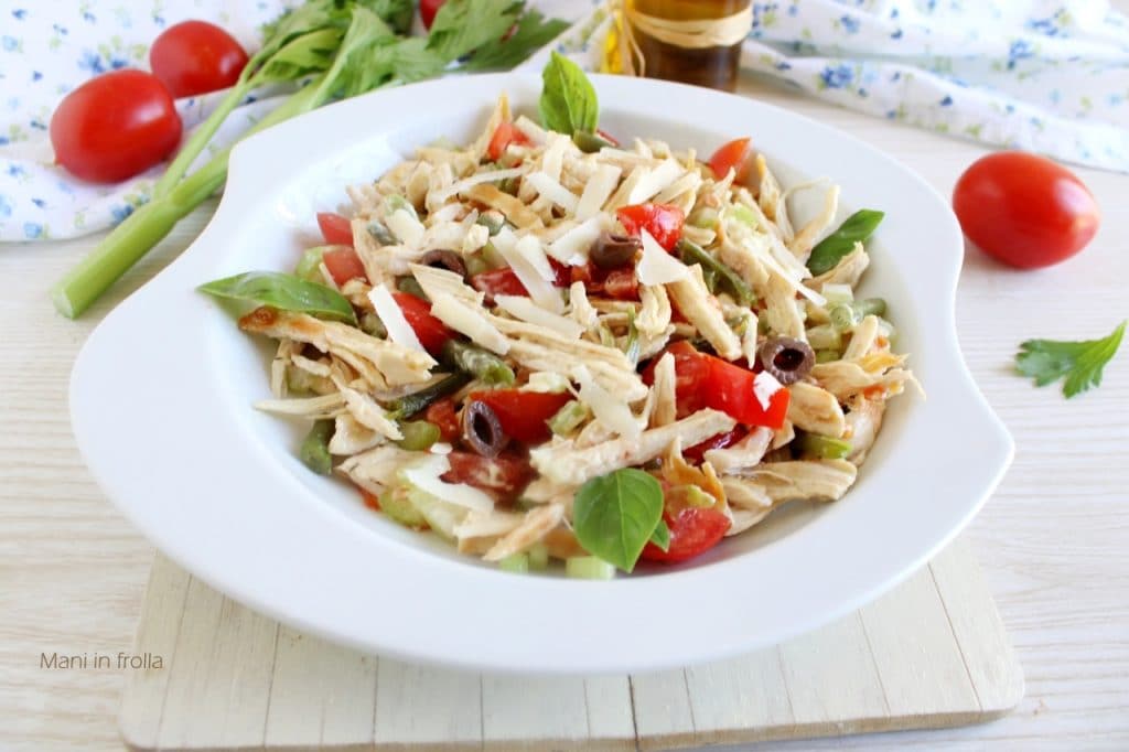 Salade de Poulet avec Tomates Cerises et Céleri