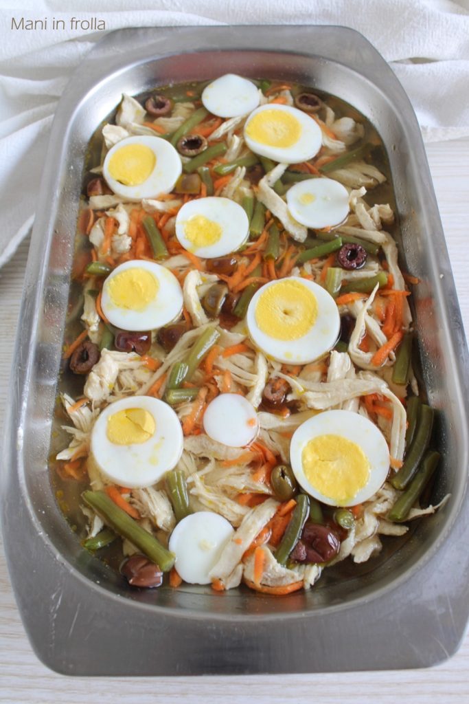 Terrine de poulet et légumes en gelée