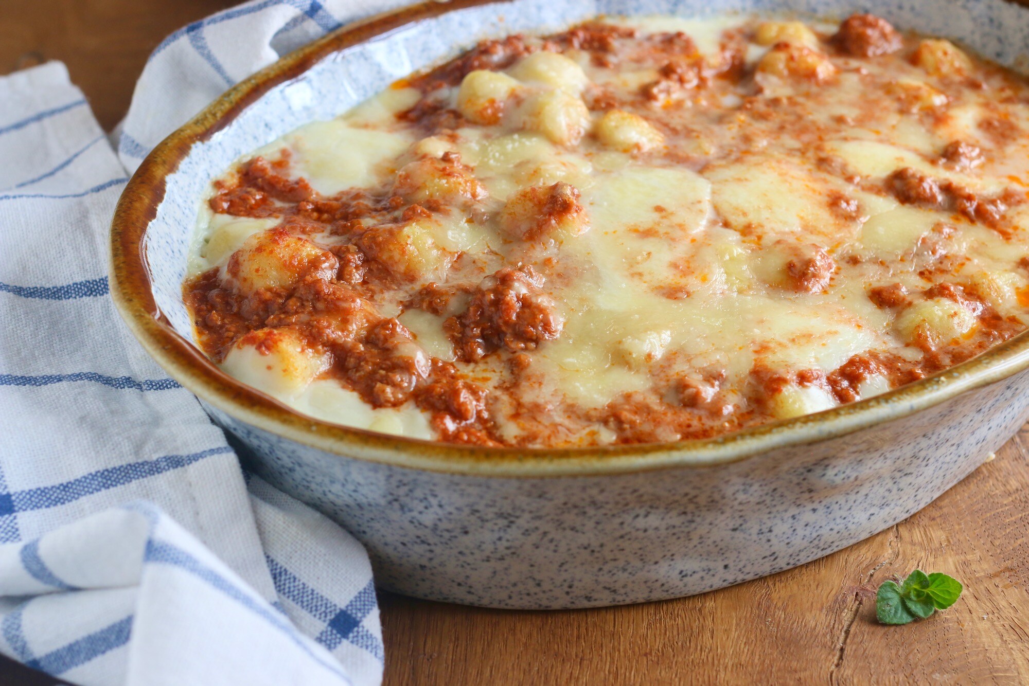 Gnocchis fondants au four