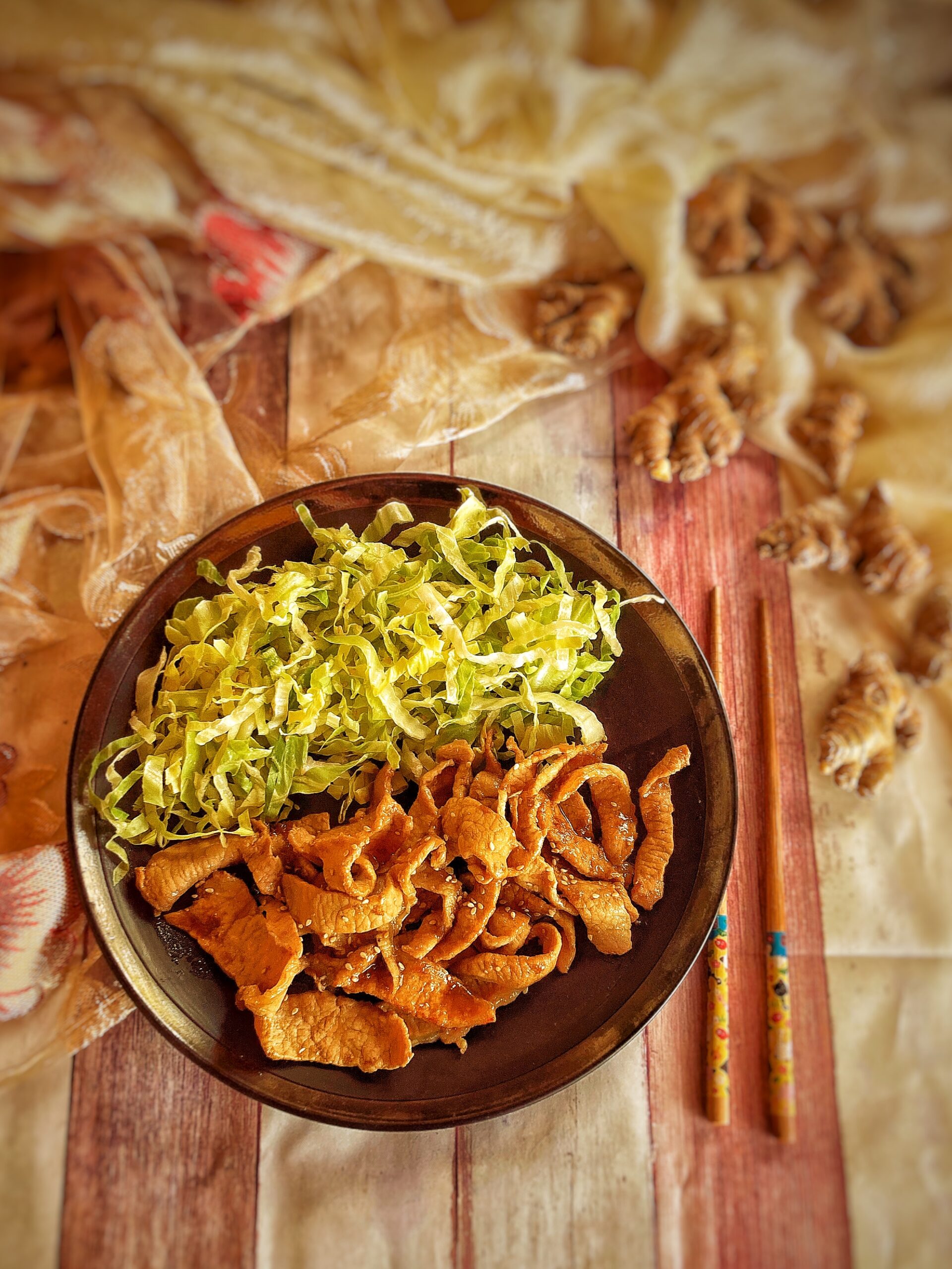 Butaniku no shōgayaki (Japon)