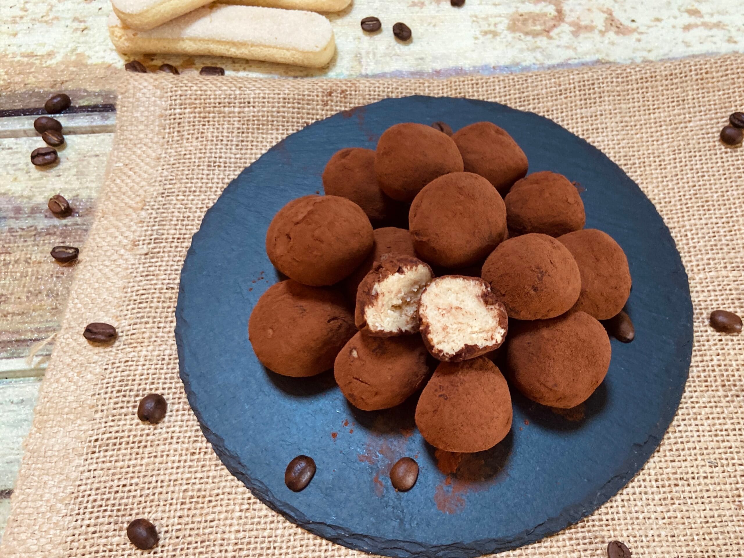 Truffes au tiramisu